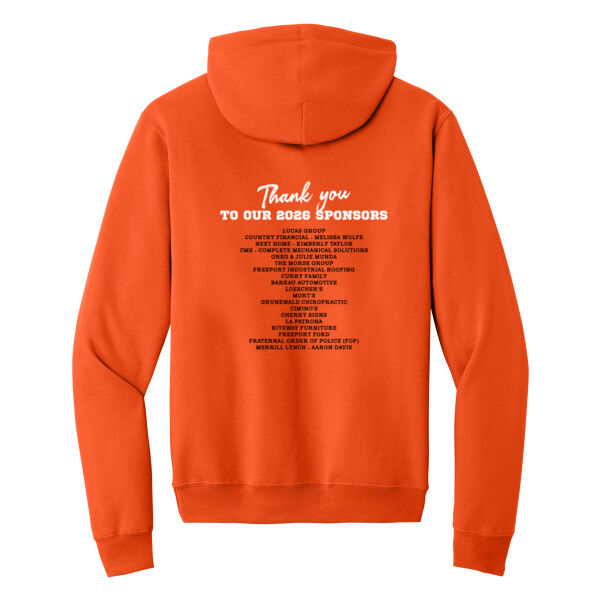 Freeport Dance 2026 Logo 1 with Sponsors - Core Fleece Pullover Hooded Sweatshirt Thumbnail