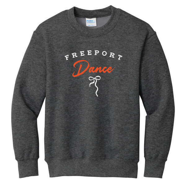 Freeport Dance 2026 Logo 2 - Youth Core Fleece Crewneck Sweatshirt Thumbnail