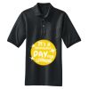 Heavyweight Cotton Pique Polo with Pocket Thumbnail