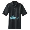 Heavyweight Cotton Pique Polo with Pocket Thumbnail